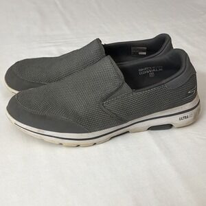 Skechers GOwalk 5 Apprize Charcoal Gray Walking Shoes 216063 Men's Size 13 Gym